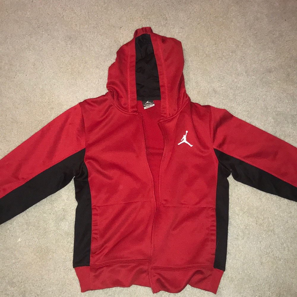 BOYS large JORDAN zip up jacket